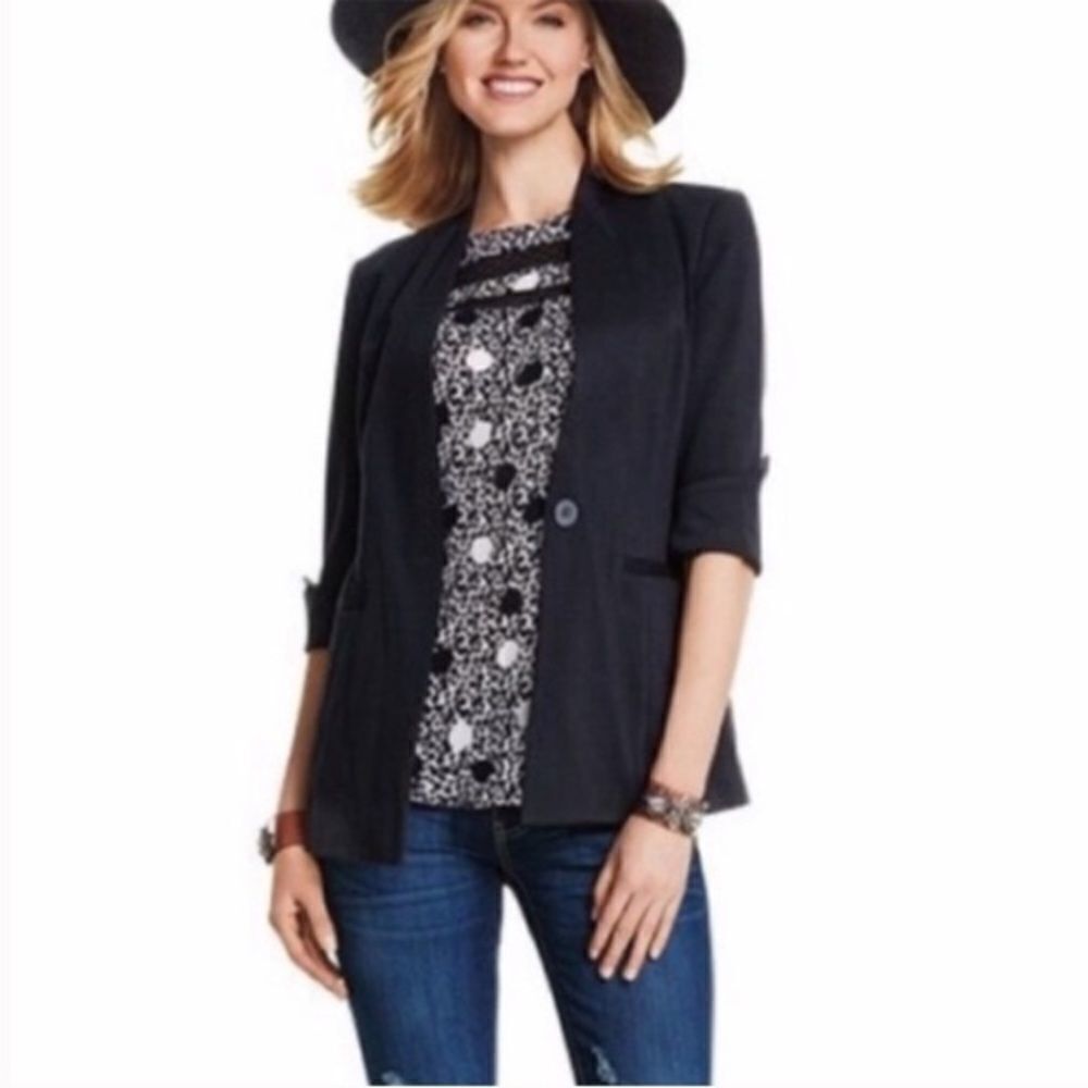 ✨ CAbi Jot Polka Dot Sleeveless Blouse ✨